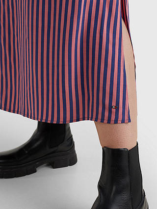 Tommy Hilfiger Curve Stripe Maxi Shirt Dress, Multi