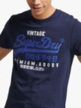 Superdry Vintage Logo T-Shirt, Midnight Blue, Midnight Blue