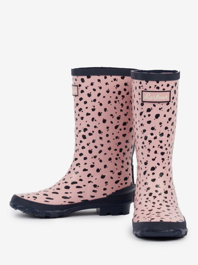 Barbour boots cheap kids Pink