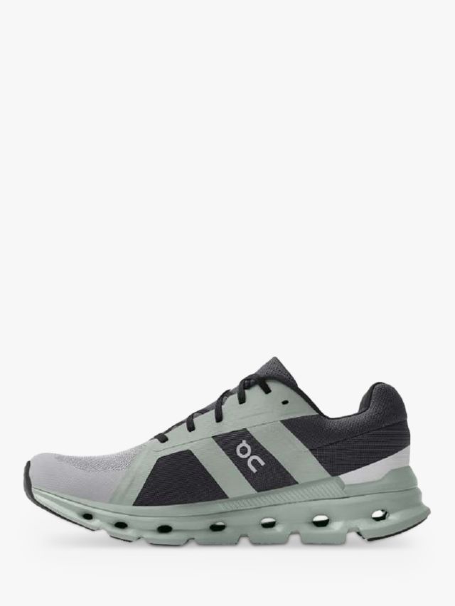 On Cloudrunner Men's Running Shoes, Alloy/Moss, 7