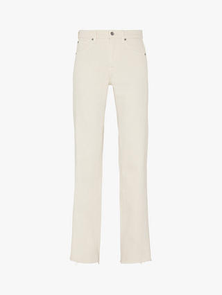 7 For All Mankind Tess Jeans, Winter White at John Lewis & Partners