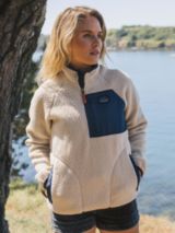 Juana Recycled Polar Hooded Fleece Oatmeal - Passenger