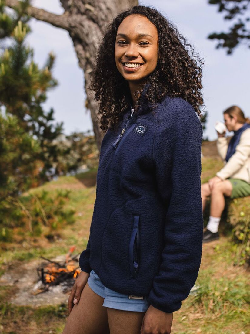 Navy half zip discount fleece