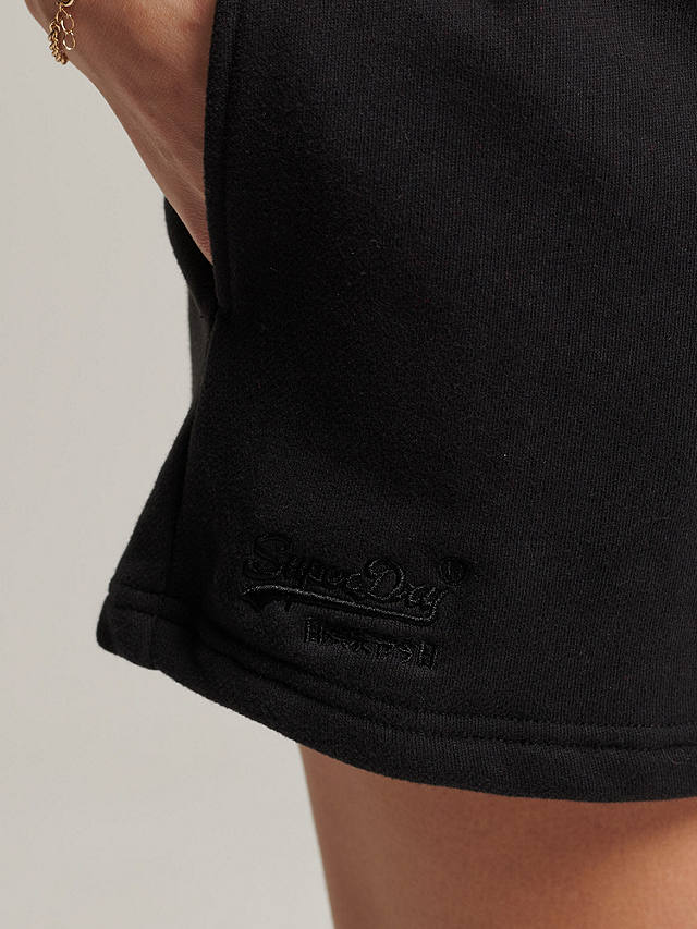 Superdry Logo Jersey Shorts, Black