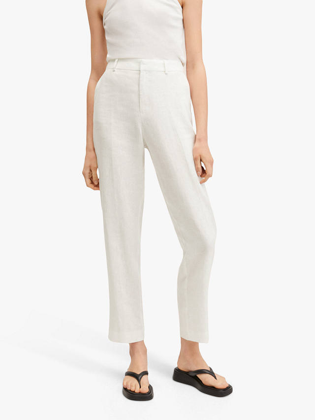 Revolve Clothing Pants Formal Pants Alex Tailored Linen Straight in Baby Blue. 