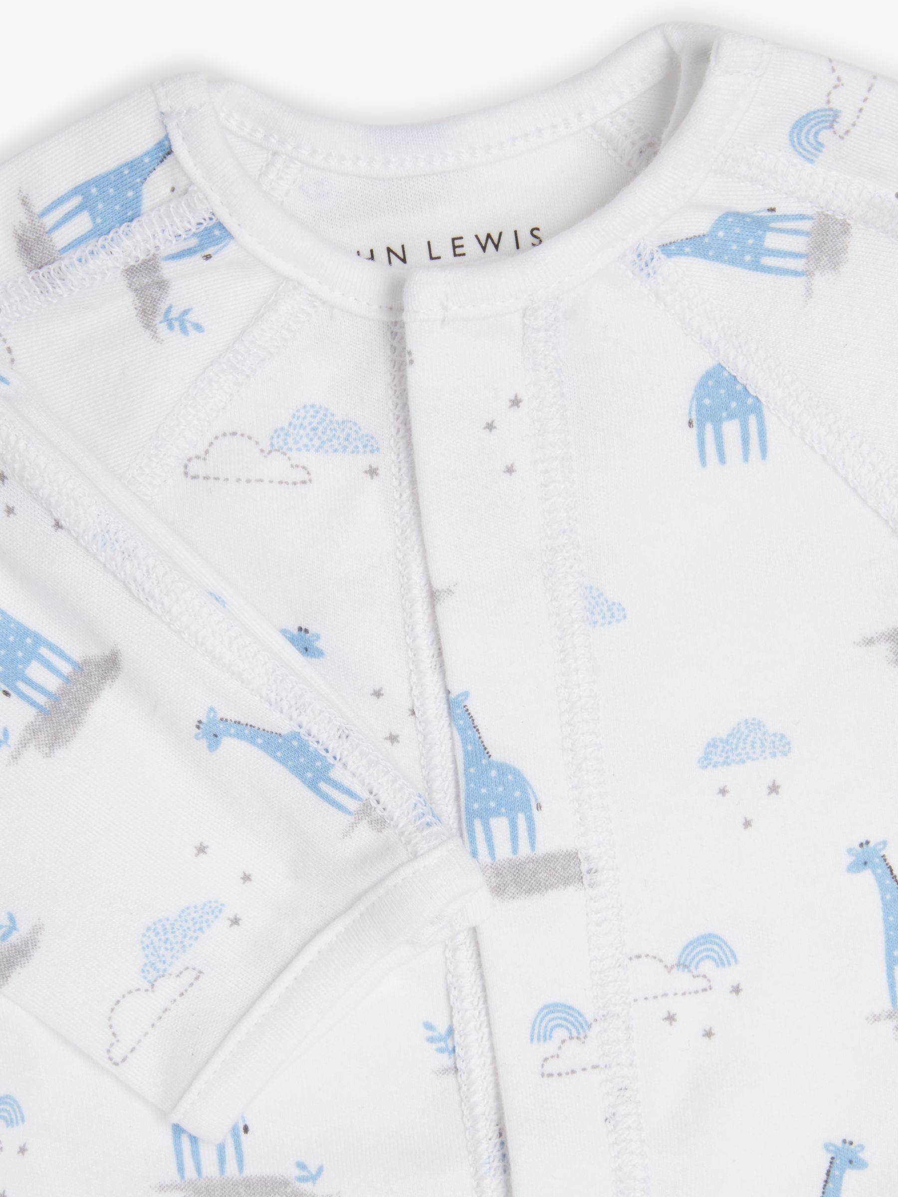 Buy John Lewis Premature Baby GOTS Organic Cotton Giraffe Print Jacket Online at johnlewis.com