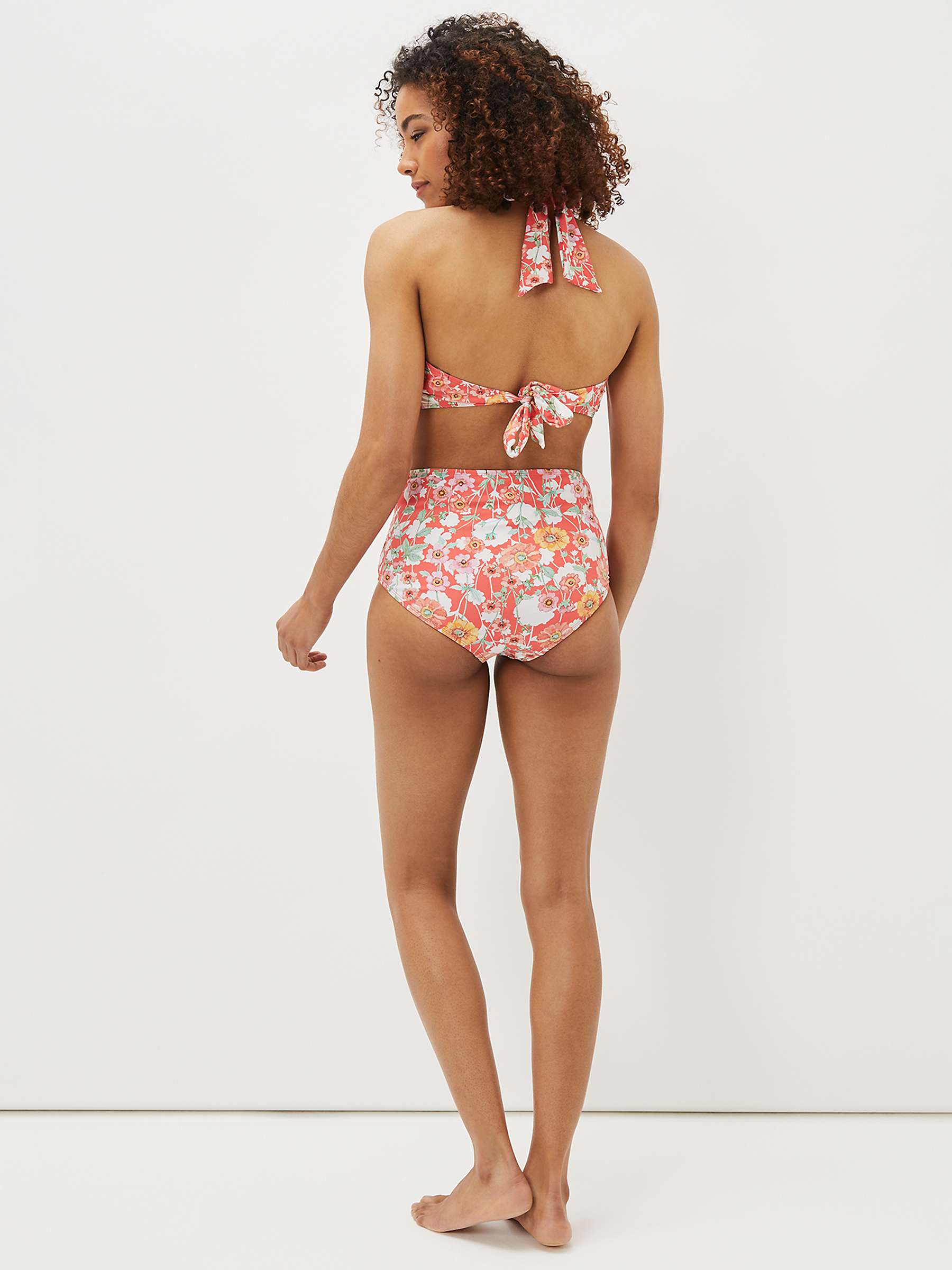 Buy Phase Eight Jasmin Floral Print Bikini Top, Red/Multi Online at johnlewis.com