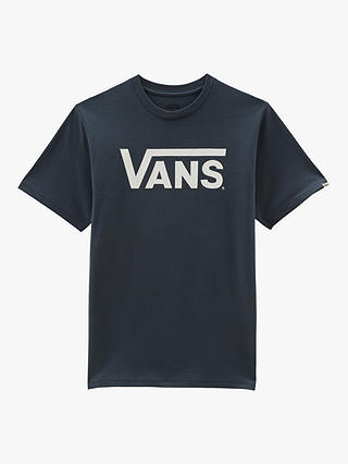 Vans Kids' Off The Wall Logo T-Shirt, Black/White