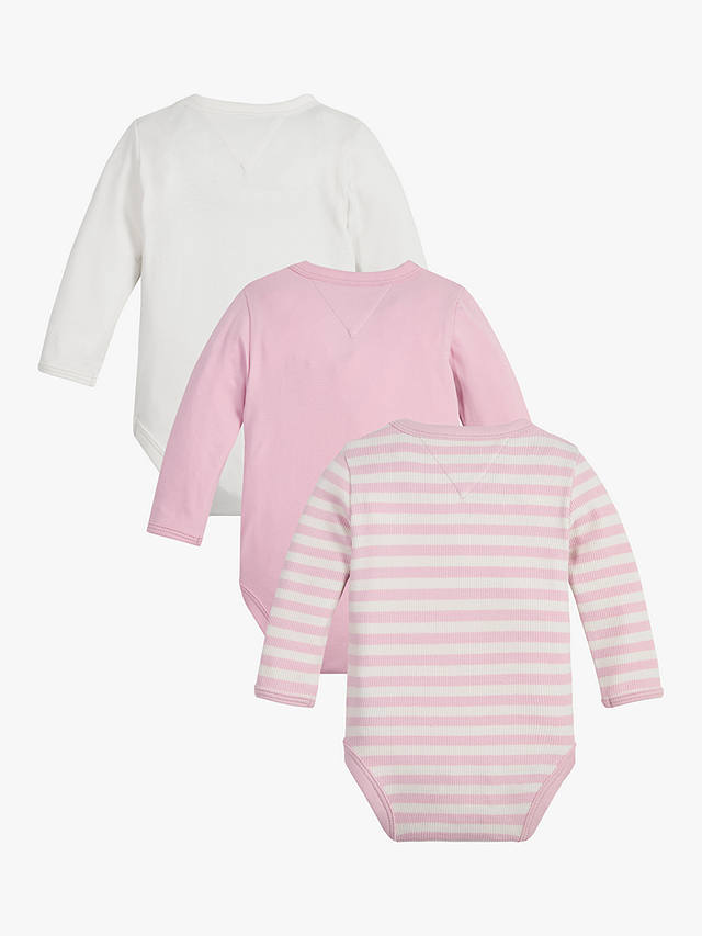 Tommy Hilfiger Baby Bodysuits Gift Set, Pack of 3, Pink Shade