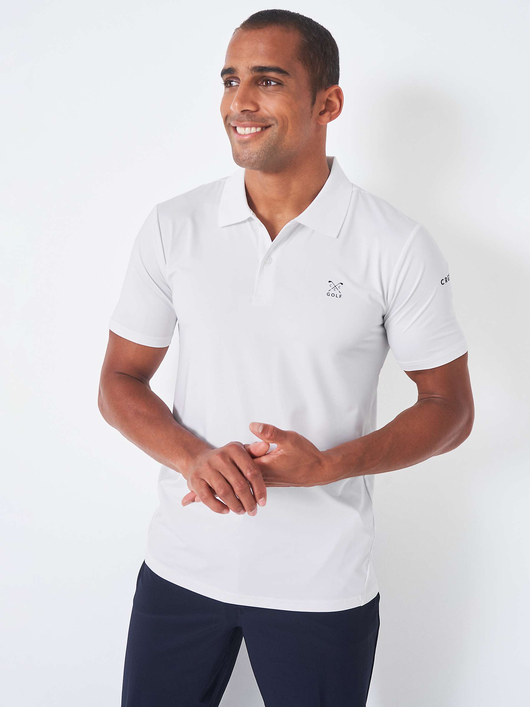 Buy Crew Clothing Smart Stretch Golf Polo Shirt Online at johnlewis.com