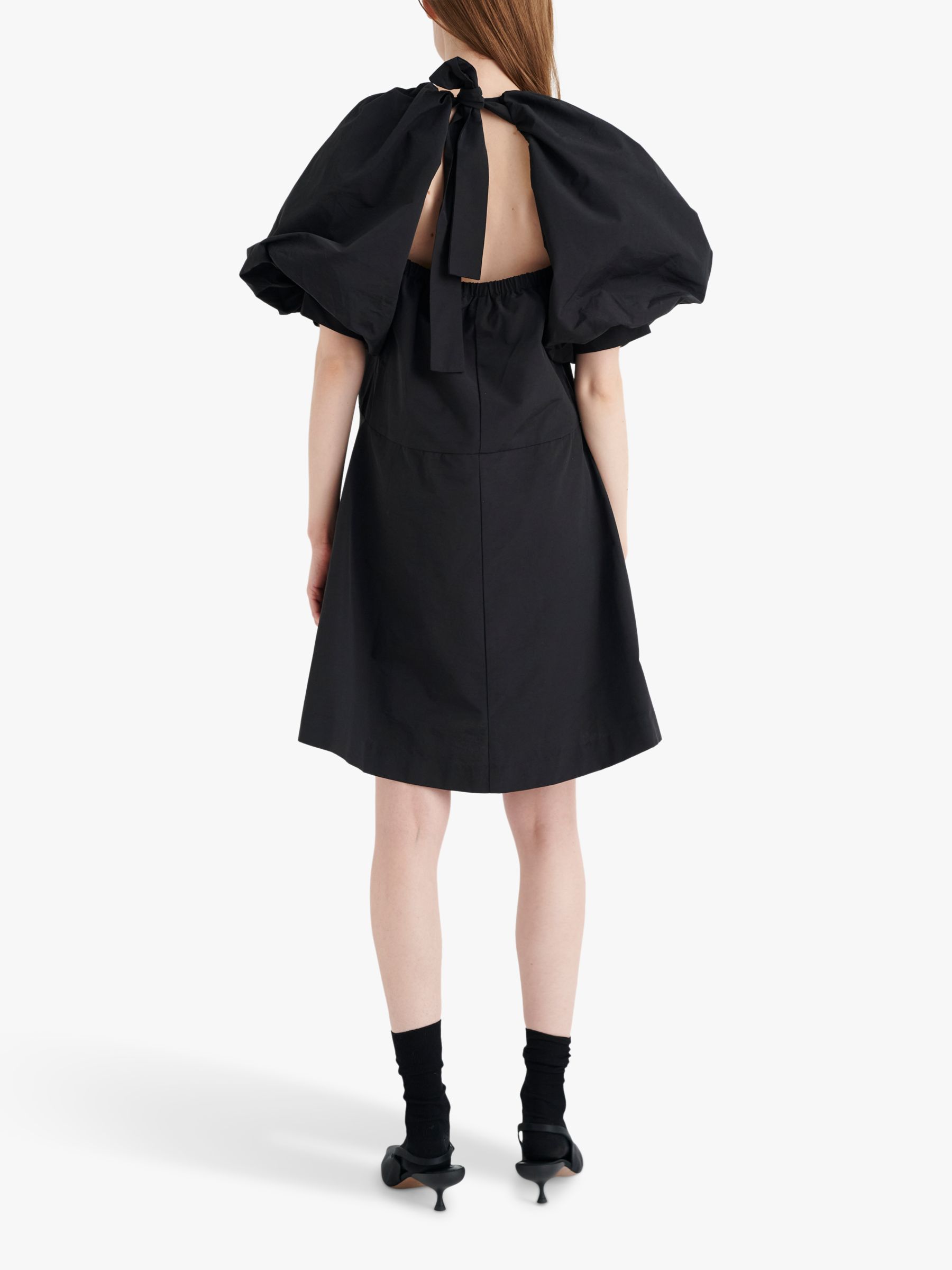 Buy InWear Varali Tie Back Mini Dress, Black Online at johnlewis.com