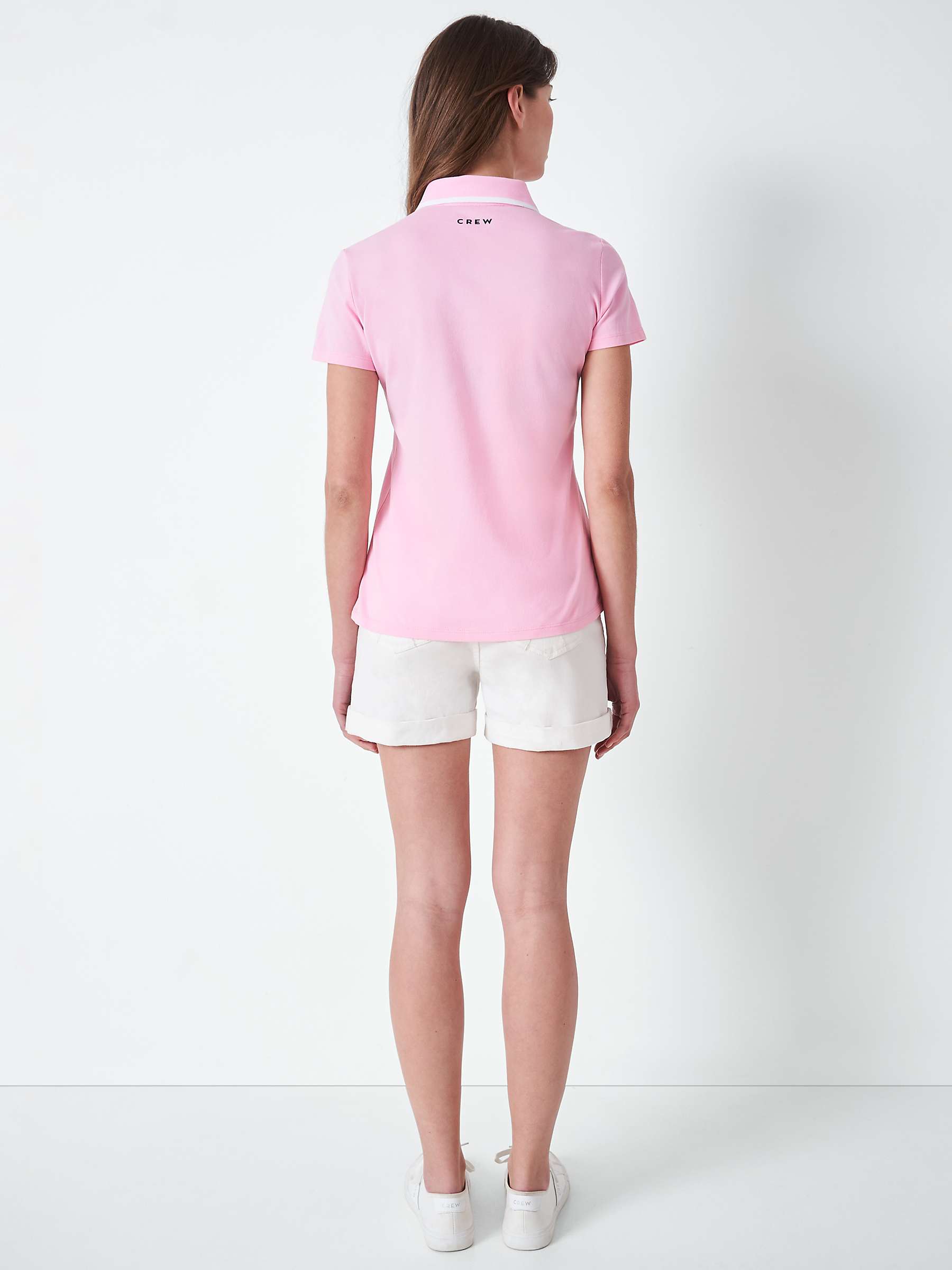 Buy Crew Clothing Piped Cotton Golf Logo Polo Shirt Online at johnlewis.com