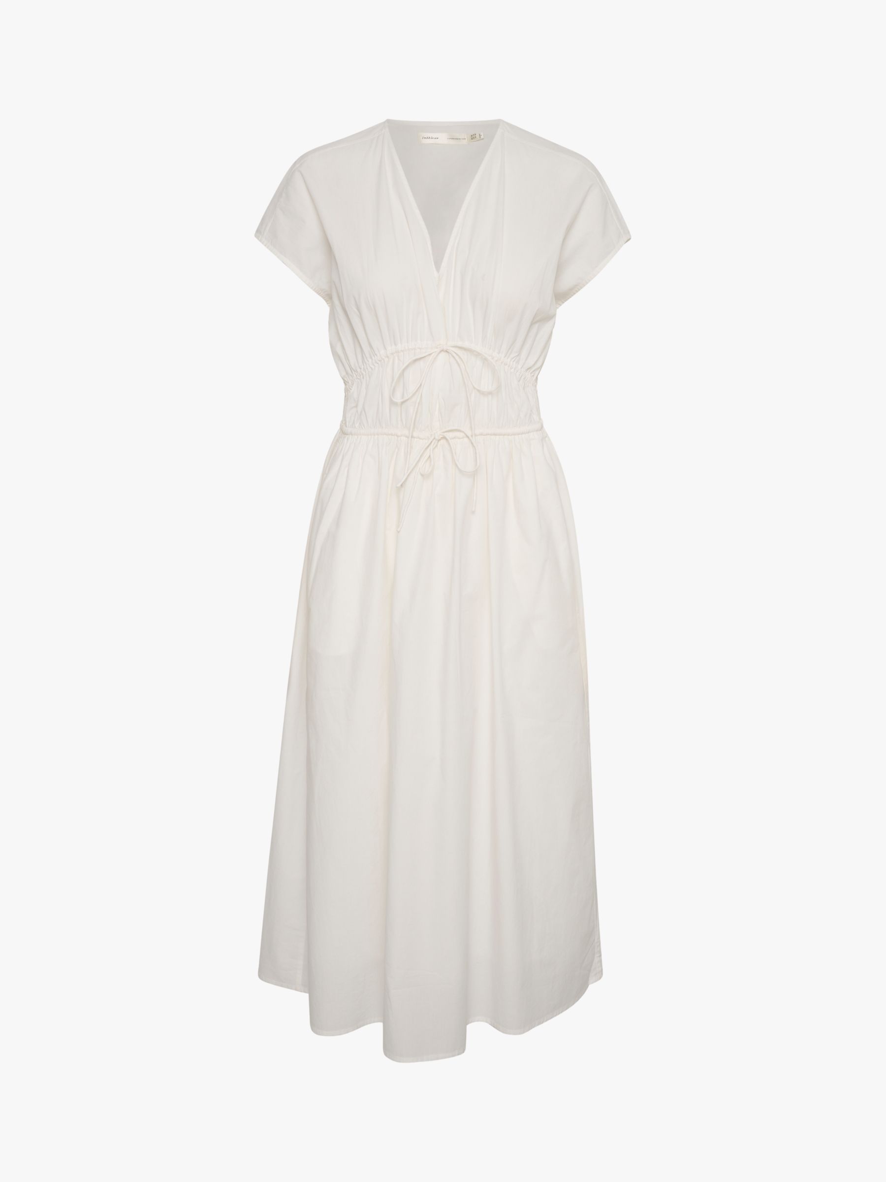 InWear Ville Cotton Maxi Dress, Pure White at John Lewis & Partners