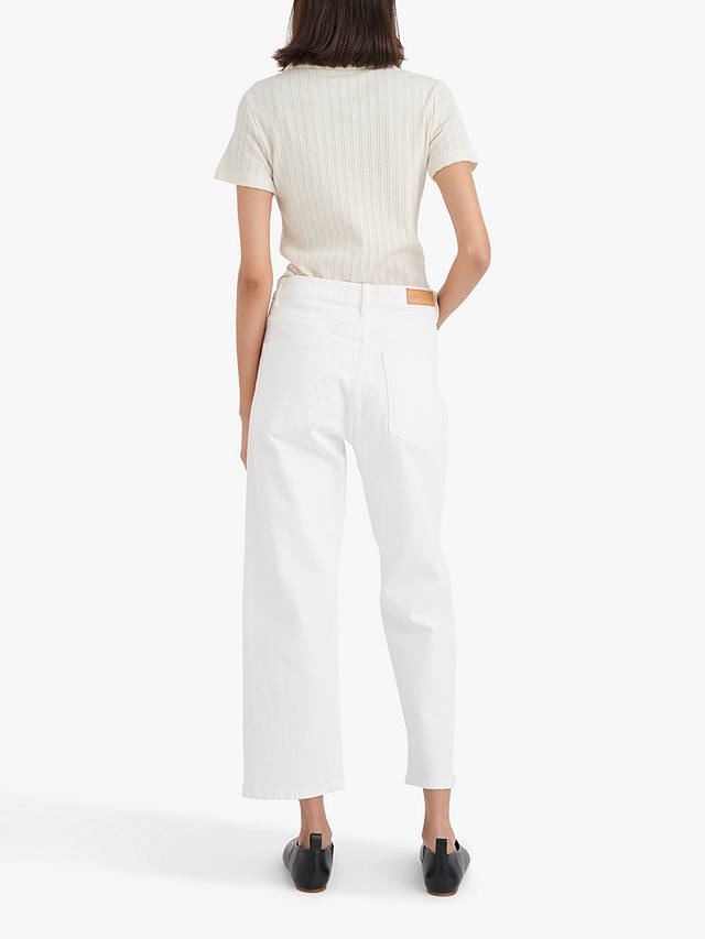InWear Kiko Stripe Linen Blend Shirt, Black/White at John Lewis & Partners