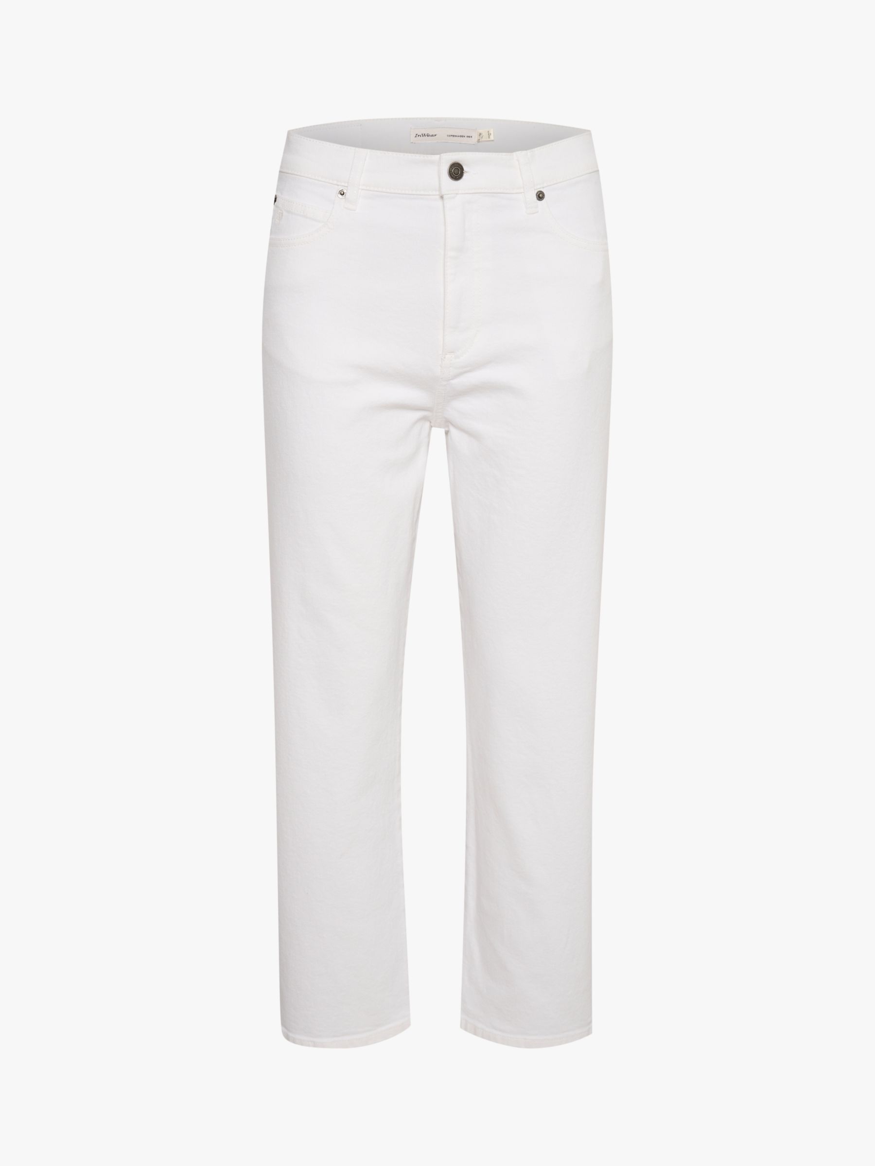InWear Katelin Straight Leg Jeans, Pure White at John Lewis & Partners