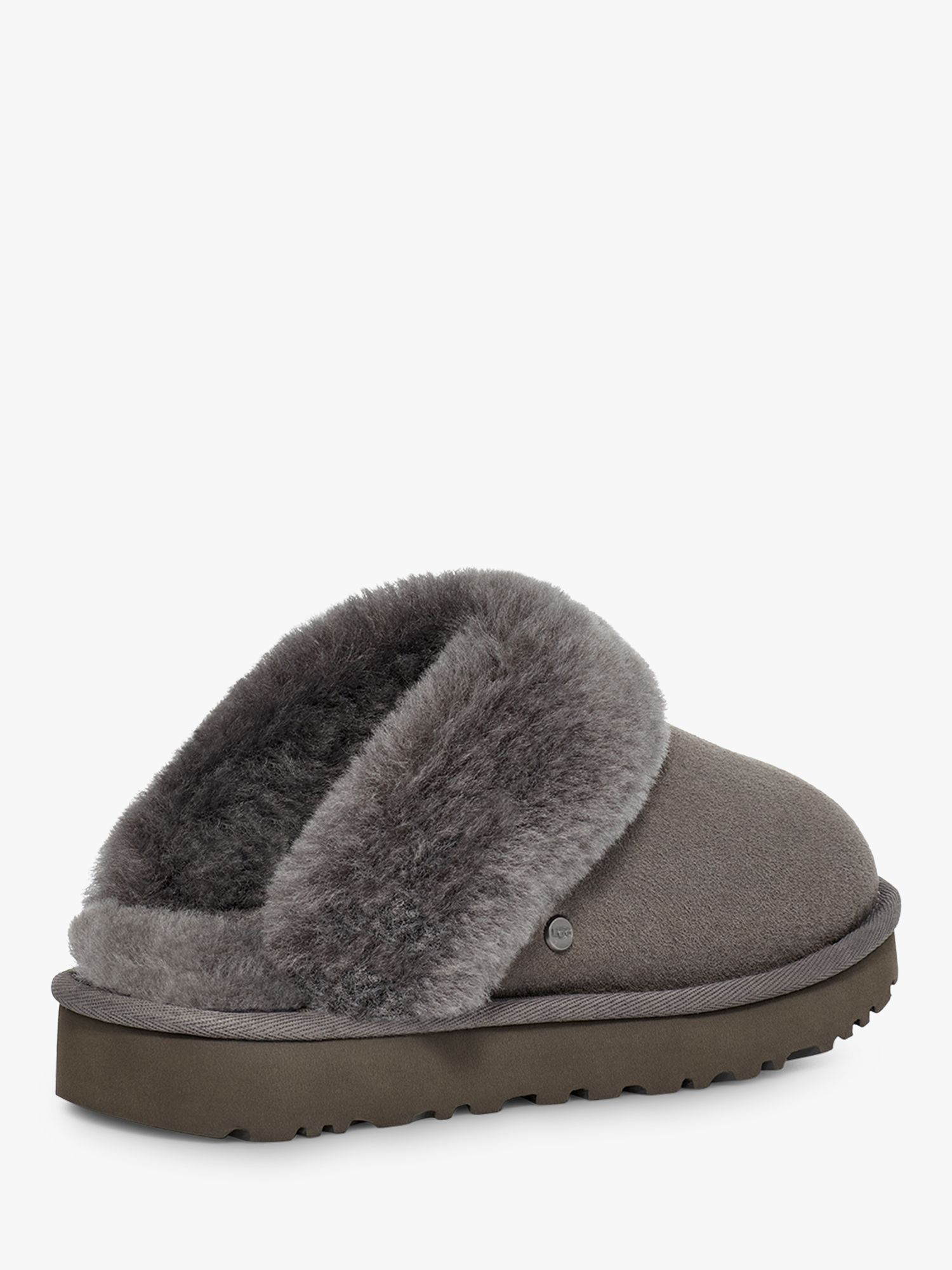 UGG Classic Sheepskin Slippers Charcoal at John Lewis Partners