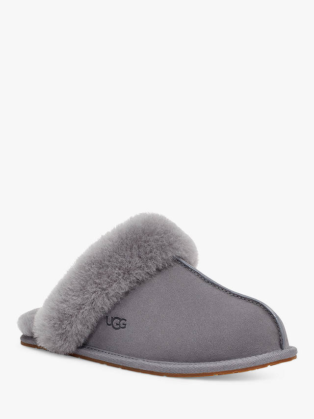 UGG Scuffette Sheepskin and Suede Slippers, Lighthouse