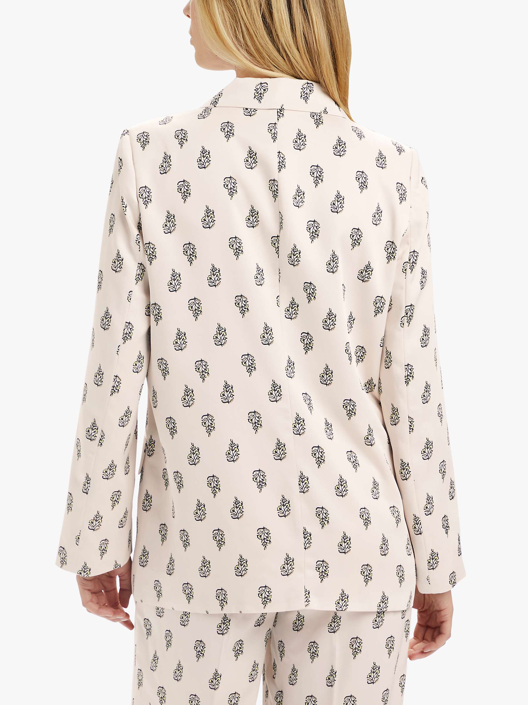 Buy Soaked In Luxury Thora Floral Blazer, Oatmeal Online at johnlewis.com