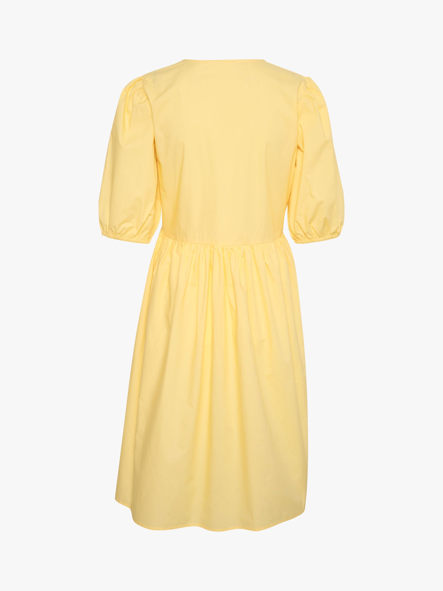 Soaked In Luxury Vesper Mini Dress, Pale Banana at John Lewis & Partners