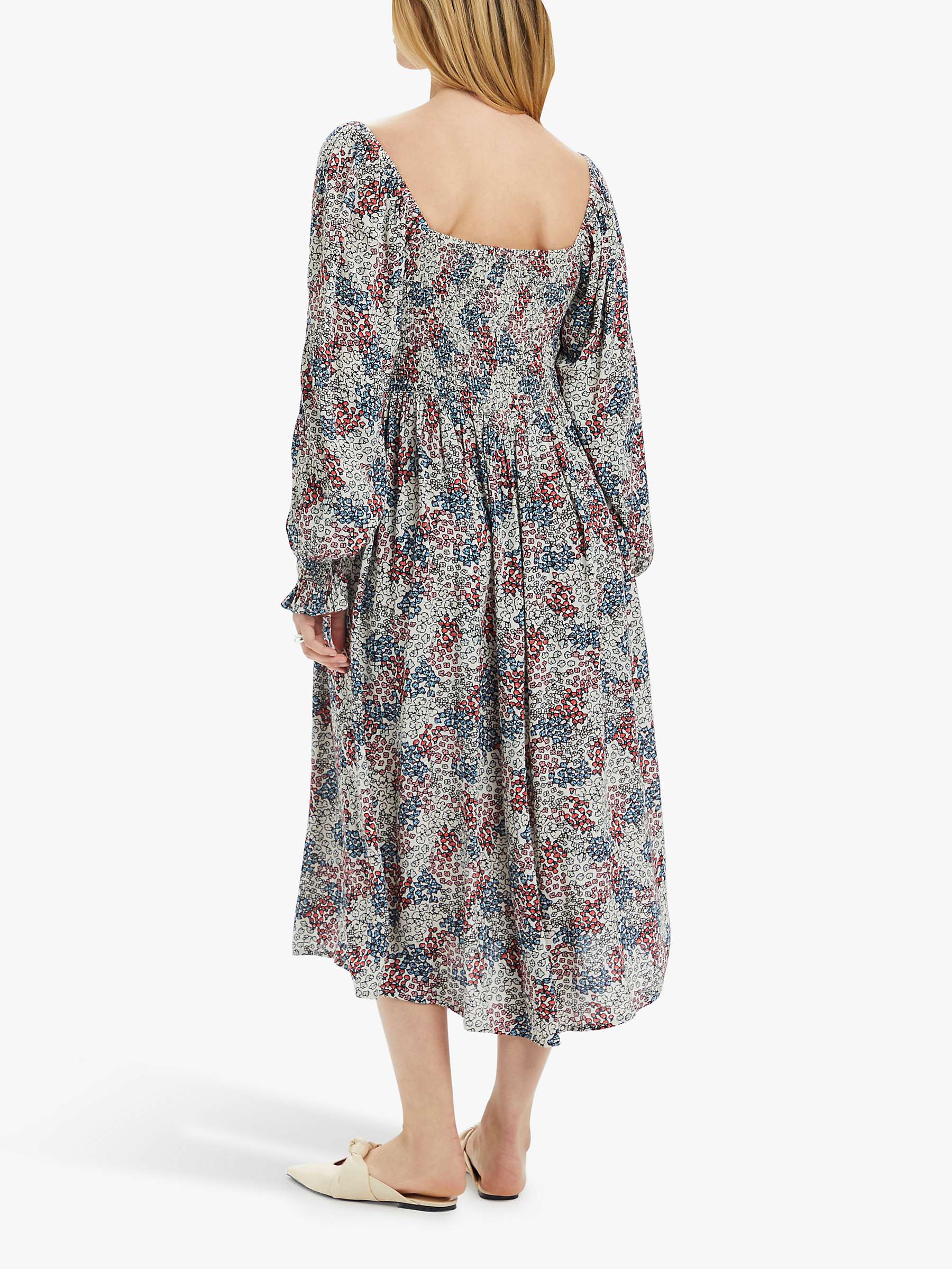 Buy Soaked In Luxury Zaya Meadow Print Smock Dress, Multi Online at johnlewis.com