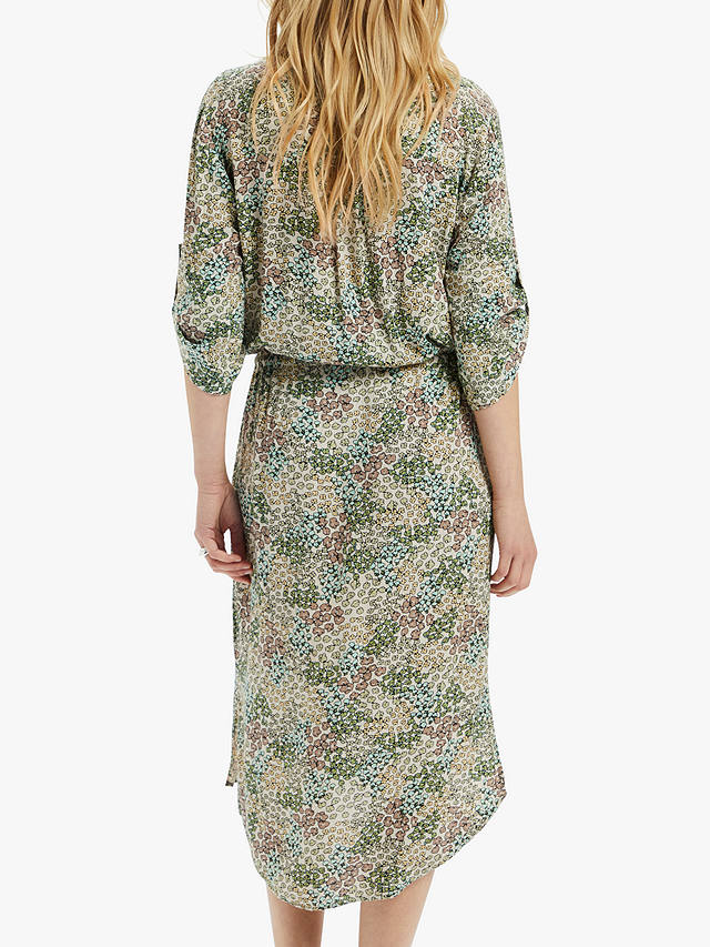 Soaked In Luxury Zaya Meadow Print Dress, Green/Multi
