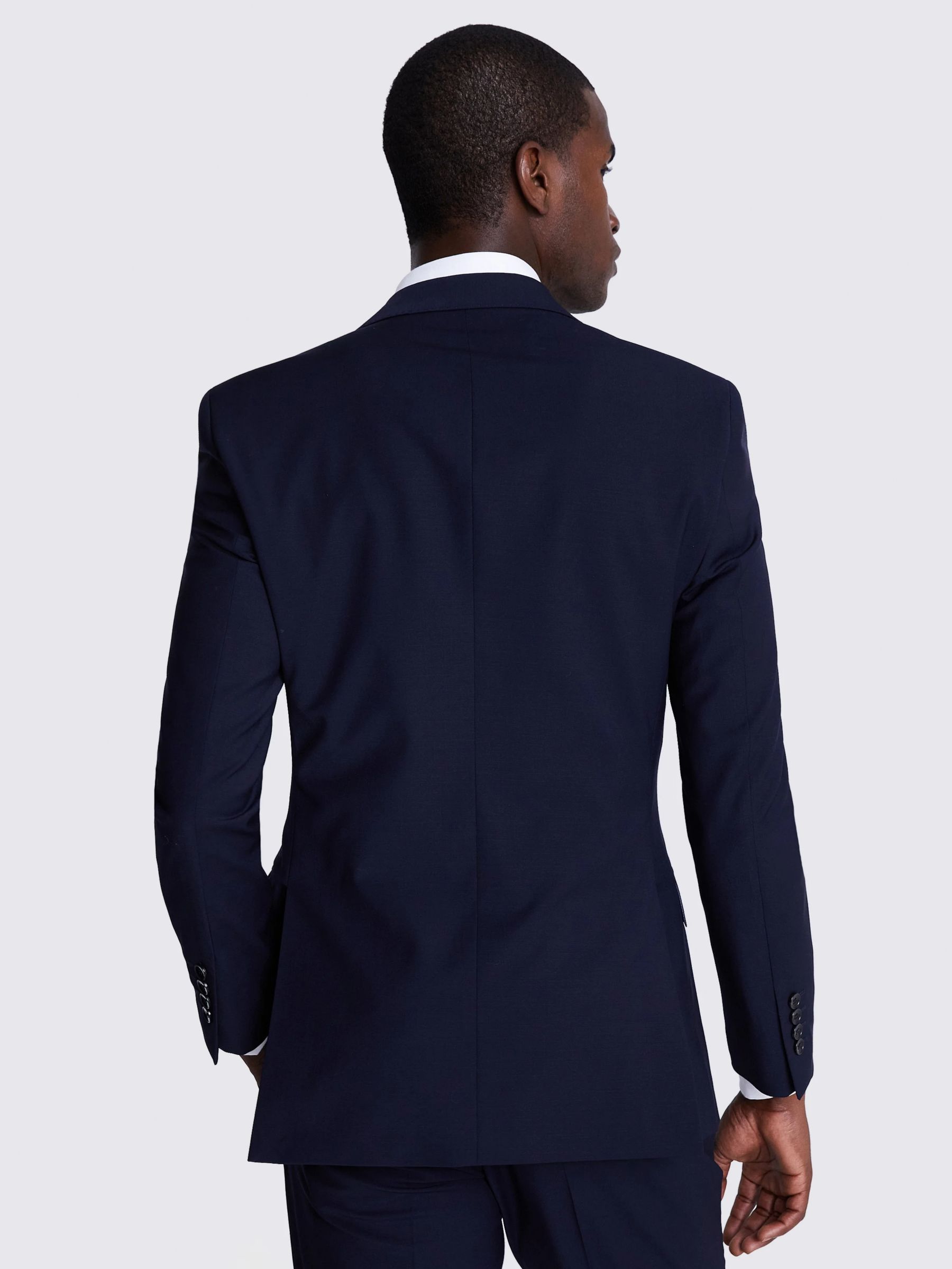 Moss Performance Tailored Fit Suit Jacket, Navy, 34S