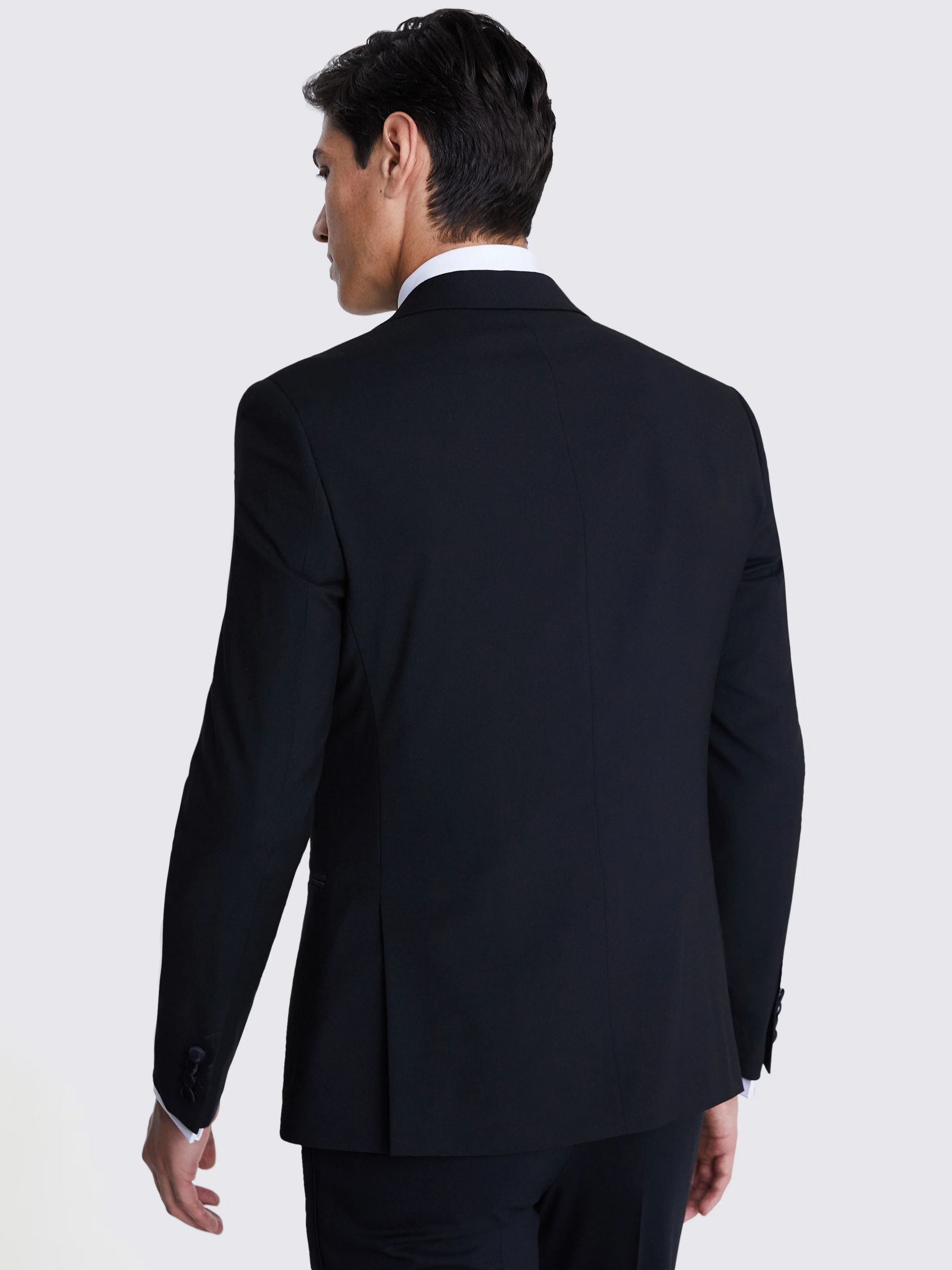 Buy Moss Slim Fit Peak Lapel Tuxedo Jacket, Black Online at johnlewis.com