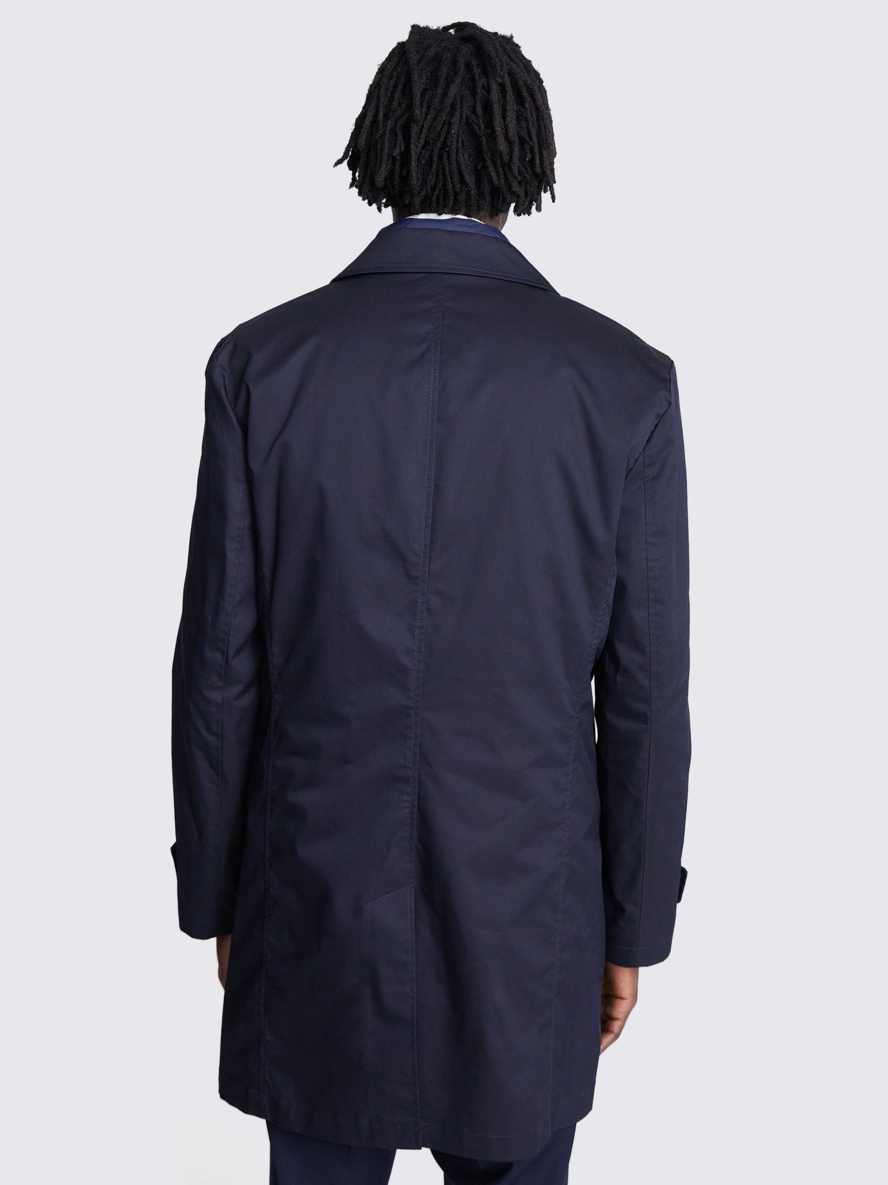 Moss Tailored Raincoat, Indigo, XS