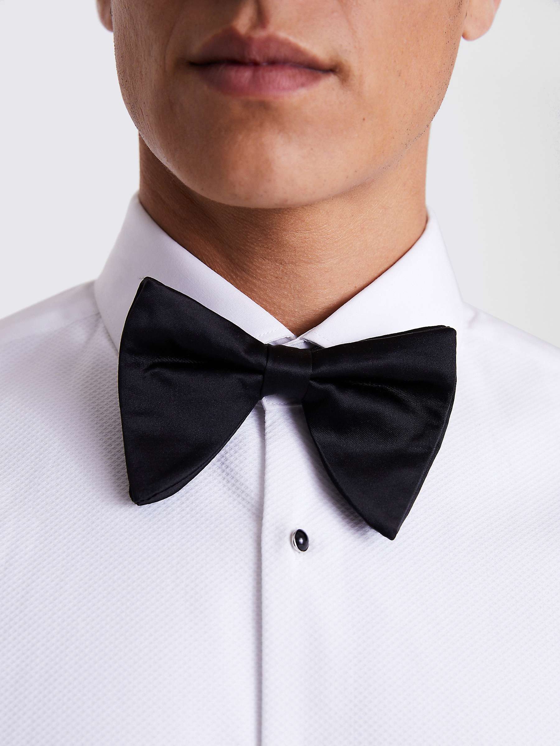 Buy Moss Marcella Slim Fit Classic Collar Dress Shirt, White Online at johnlewis.com