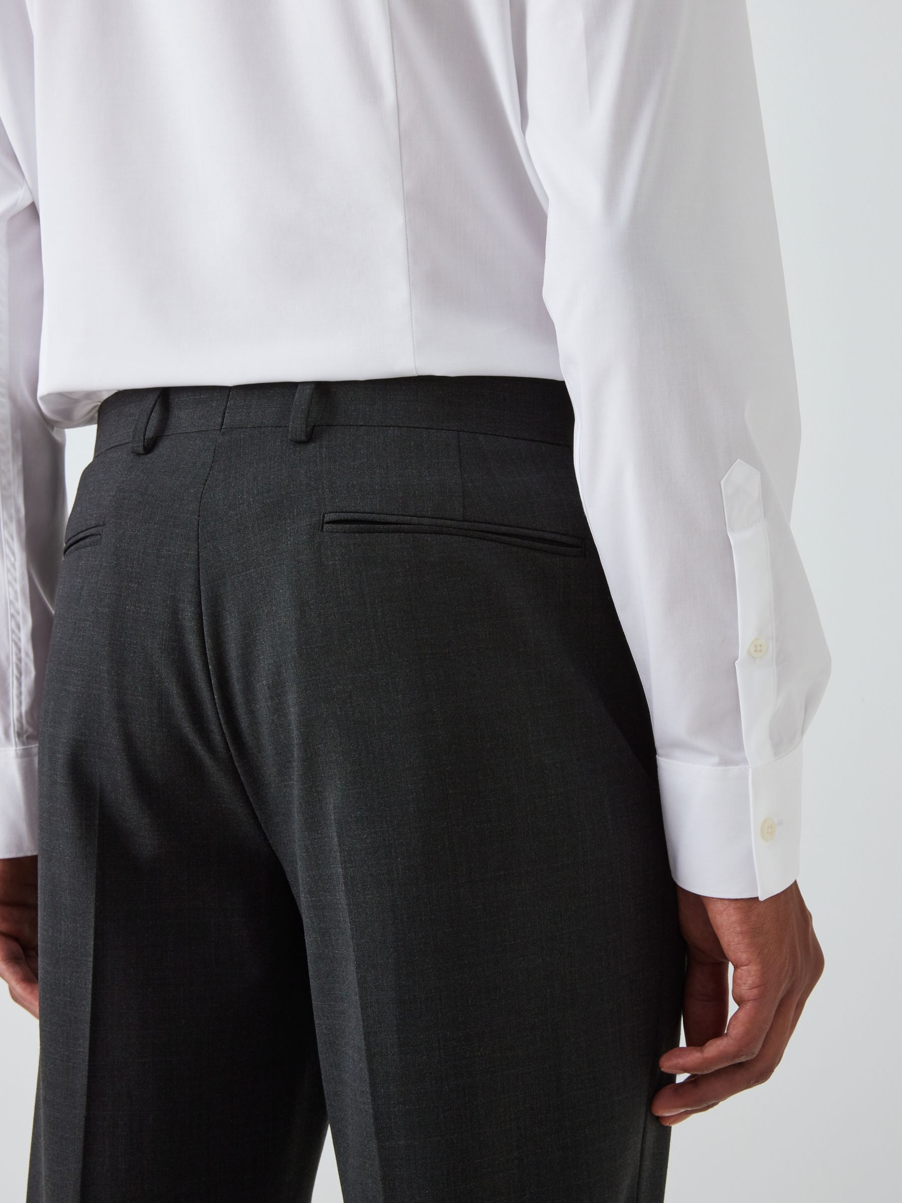 Buy Kin Wool Blend Slim Fit Suit Trousers, Charcoal Online at johnlewis.com