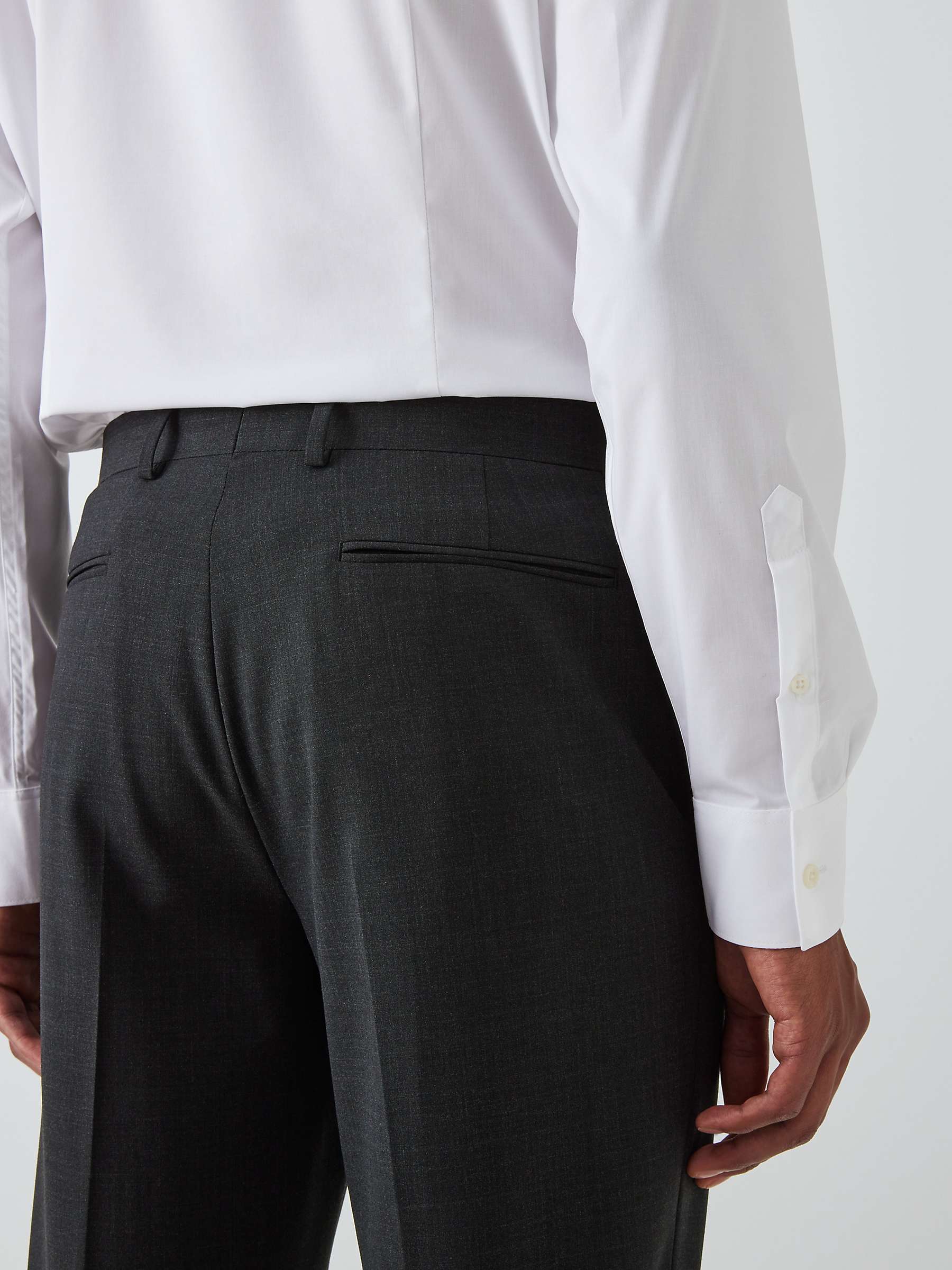 Buy Kin Wool Blend Slim Fit Suit Trousers, Charcoal Online at johnlewis.com
