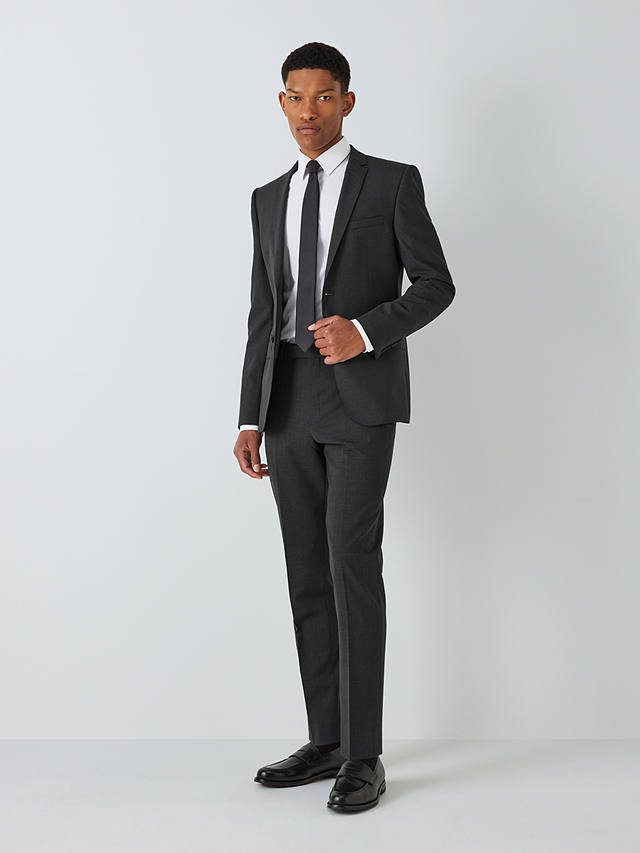Kin Wool Blend Slim Fit Notch Lapel Suit Jacket, Charcoal