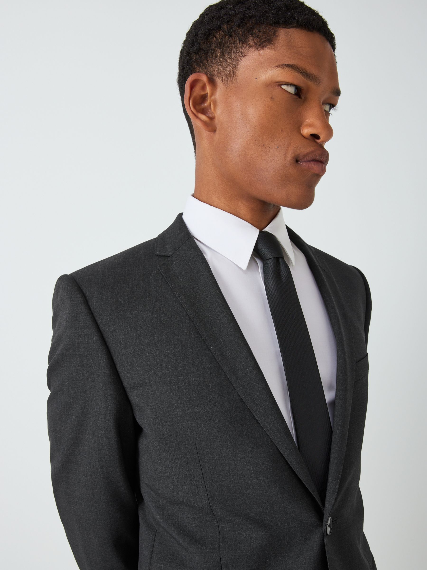 Buy Kin Wool Blend Slim Fit Notch Lapel Suit Jacket, Charcoal Online at johnlewis.com