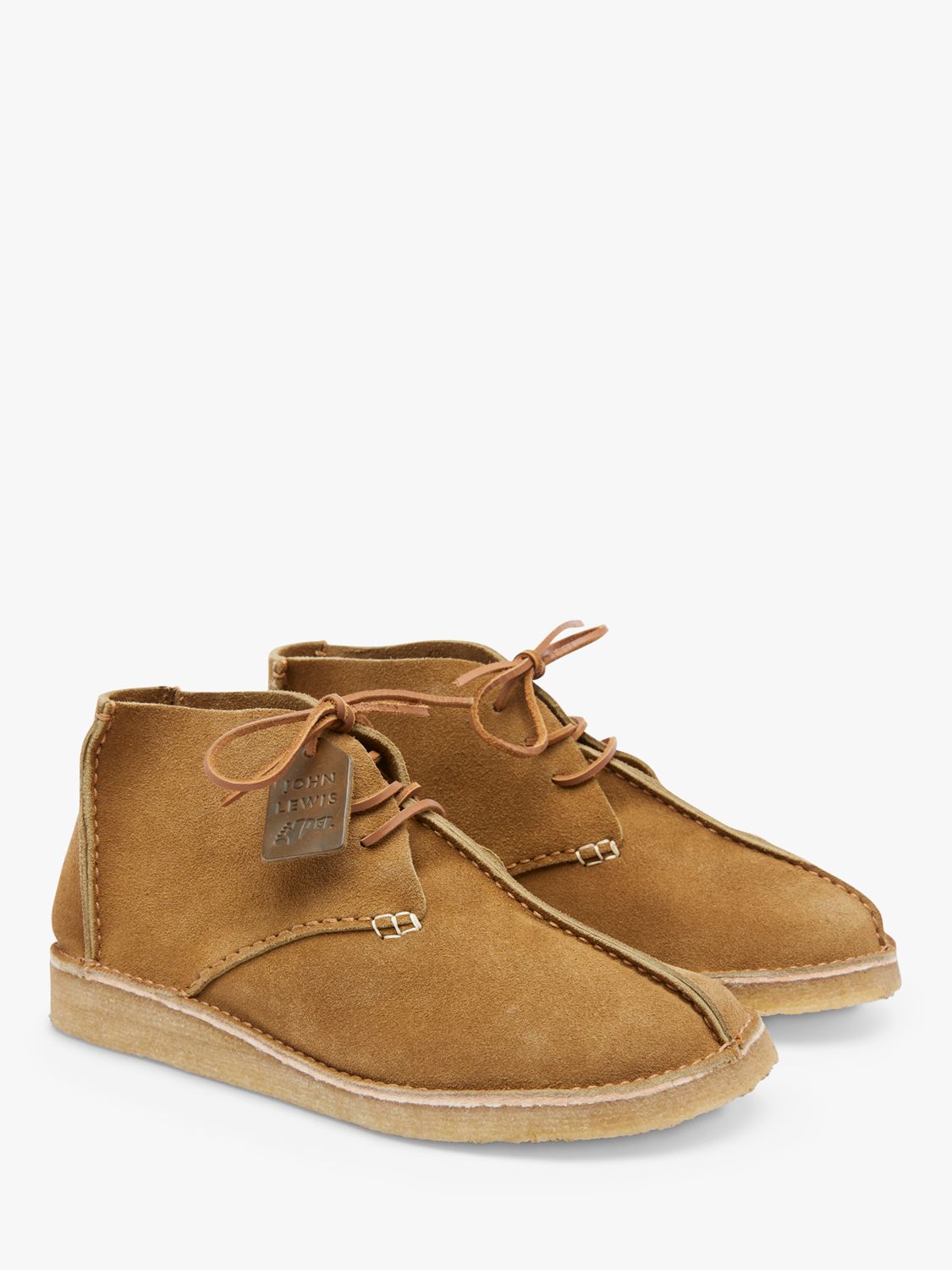 Yogi x John Lewis Glenn Centre Seam Suede Chukka Boots