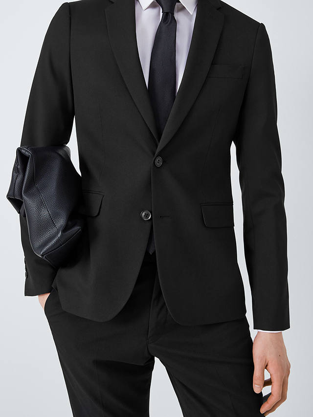 John Lewis Slim Fit Starter Suit Jacket, Black