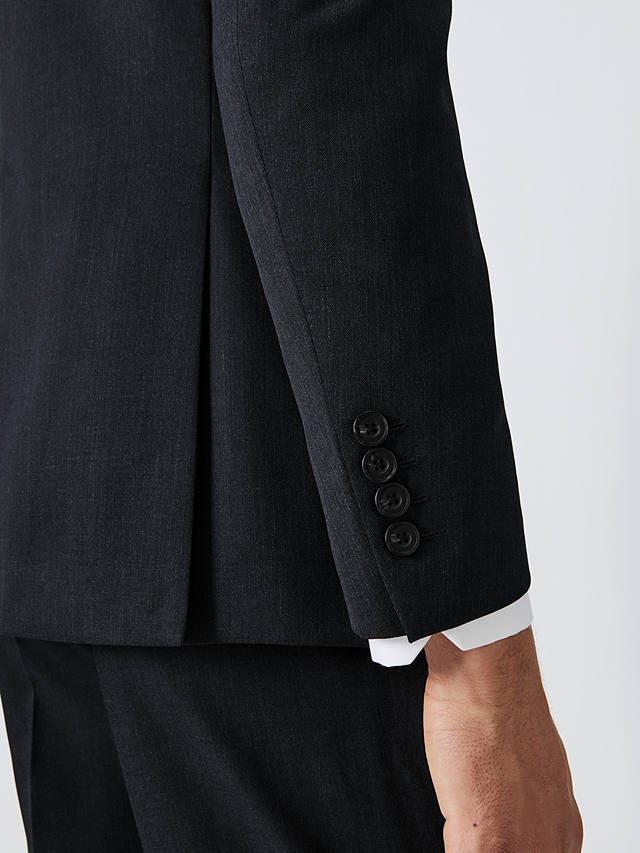 John Lewis Washable Regular Fit Suit Jacket, Charcoal