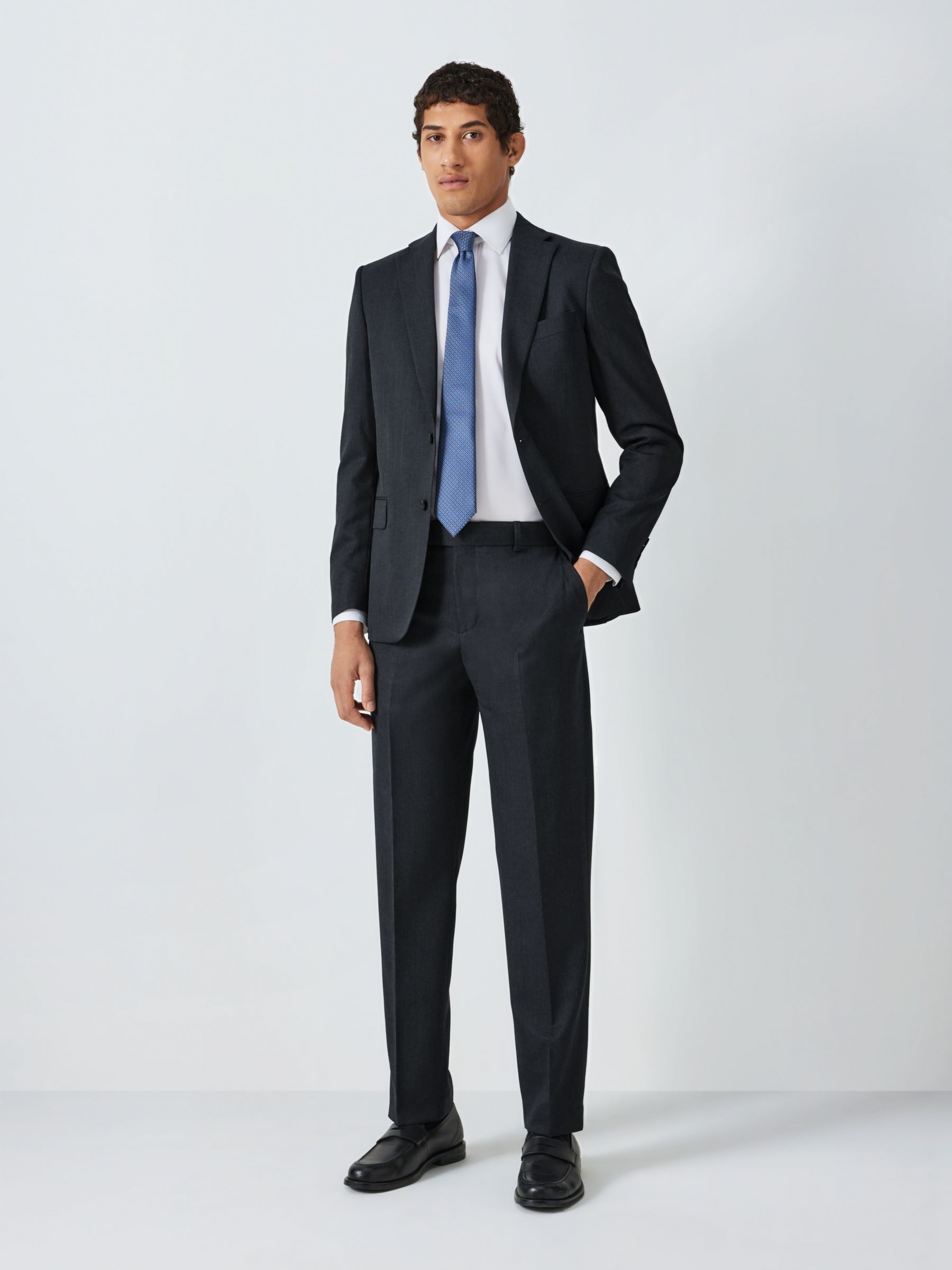Buy John Lewis Washable Wool Blend Regular Fit Suit Trousers Online at johnlewis.com