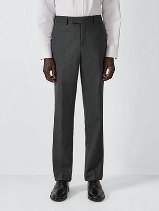 John Lewis Super 100s Wool Birdseye Regular Fit Suit Trousers