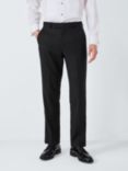 John Lewis Basket Weave Dinner Suit Trousers, Black, Black