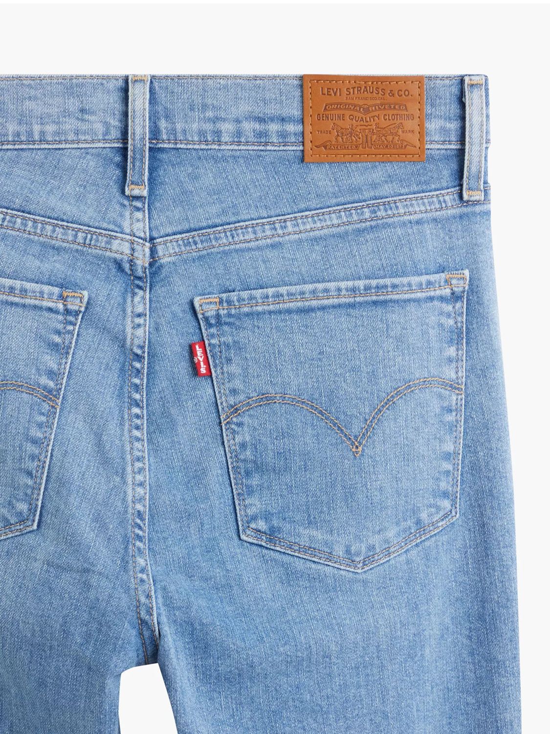 Levi's 724 High Rise Slim Fit Jeans, Indigo Worn In