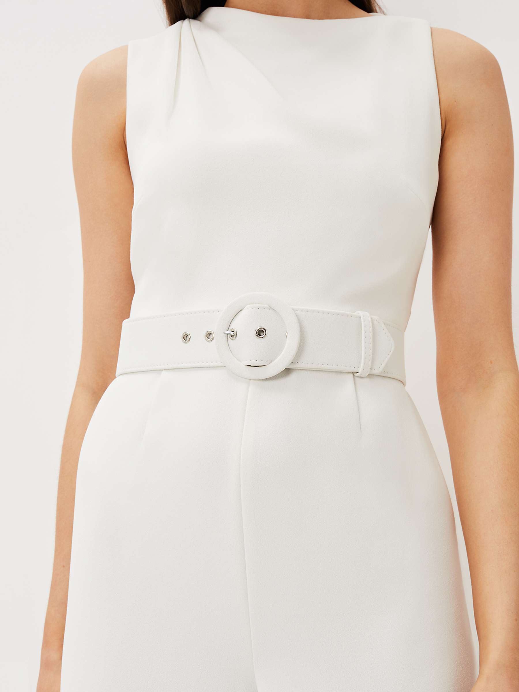 Buy Phase Eight Gracie Wide Leg Jumpsuit, Ivory Online at johnlewis.com