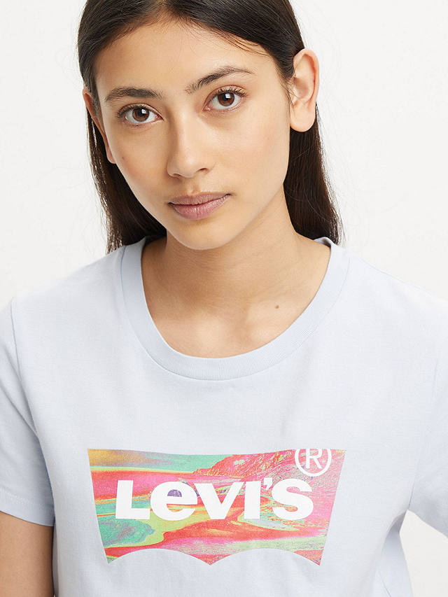 Levi's Marble Logo Perfect T-Shirt, Arctic Ice