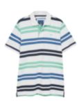Crew Clothing Worthing Jersey Stripe Polo Shirt, Multi, Multi