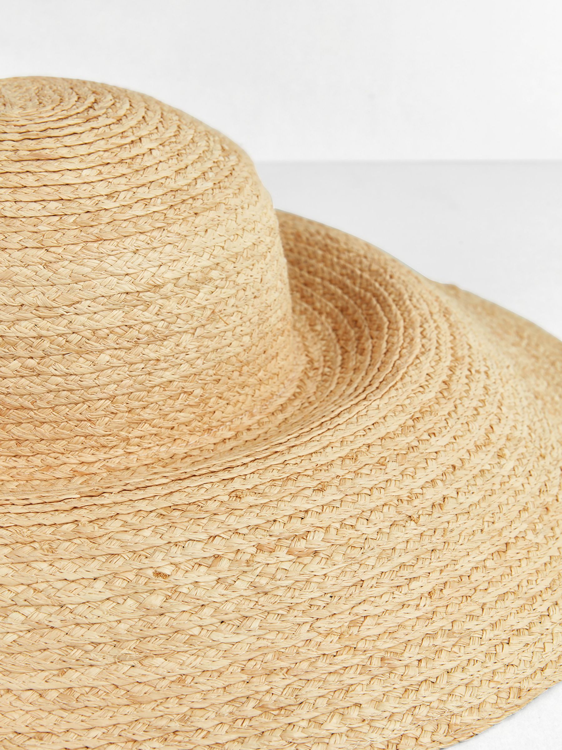 HUSH Makala Floppy Straw Sun Hat, Natural
