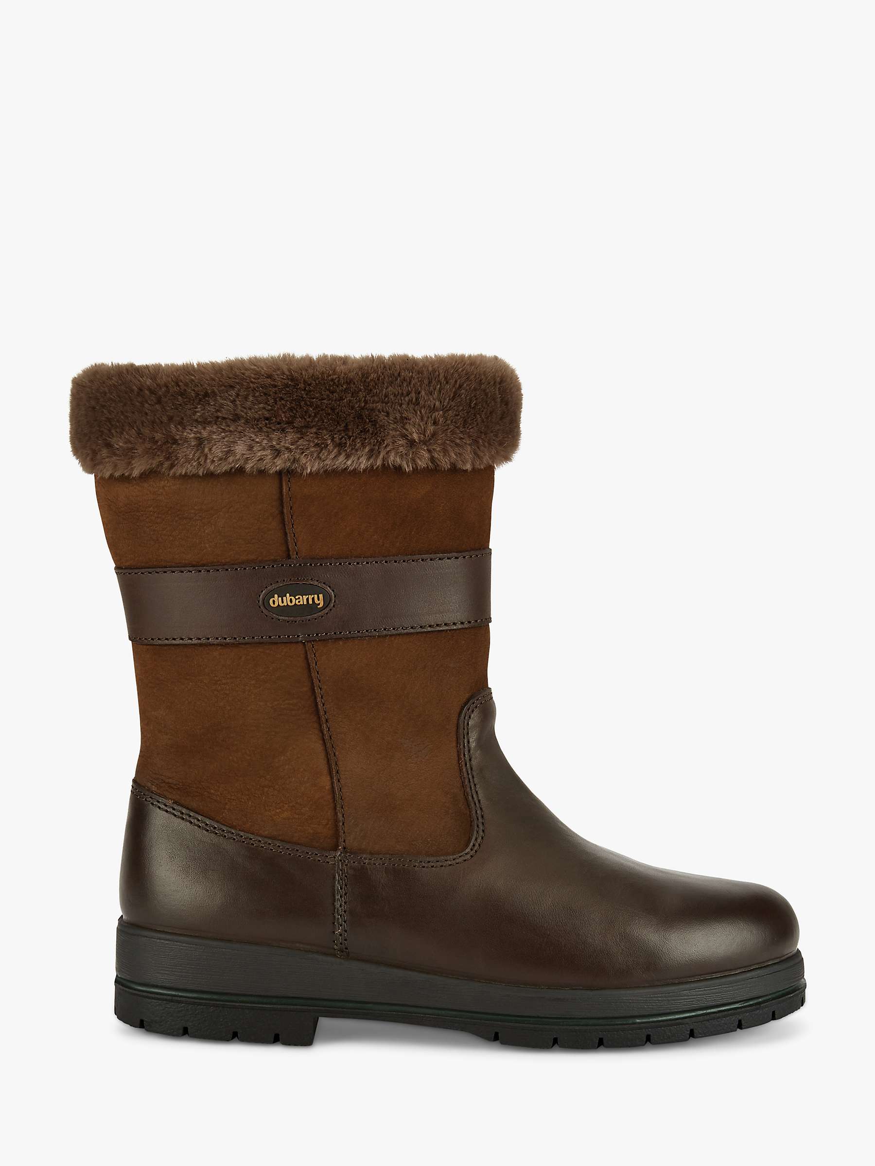 Buy Dubarry Foxrock Apres-Ski Faux Fur Lined Boots, Walnut Online at johnlewis.com