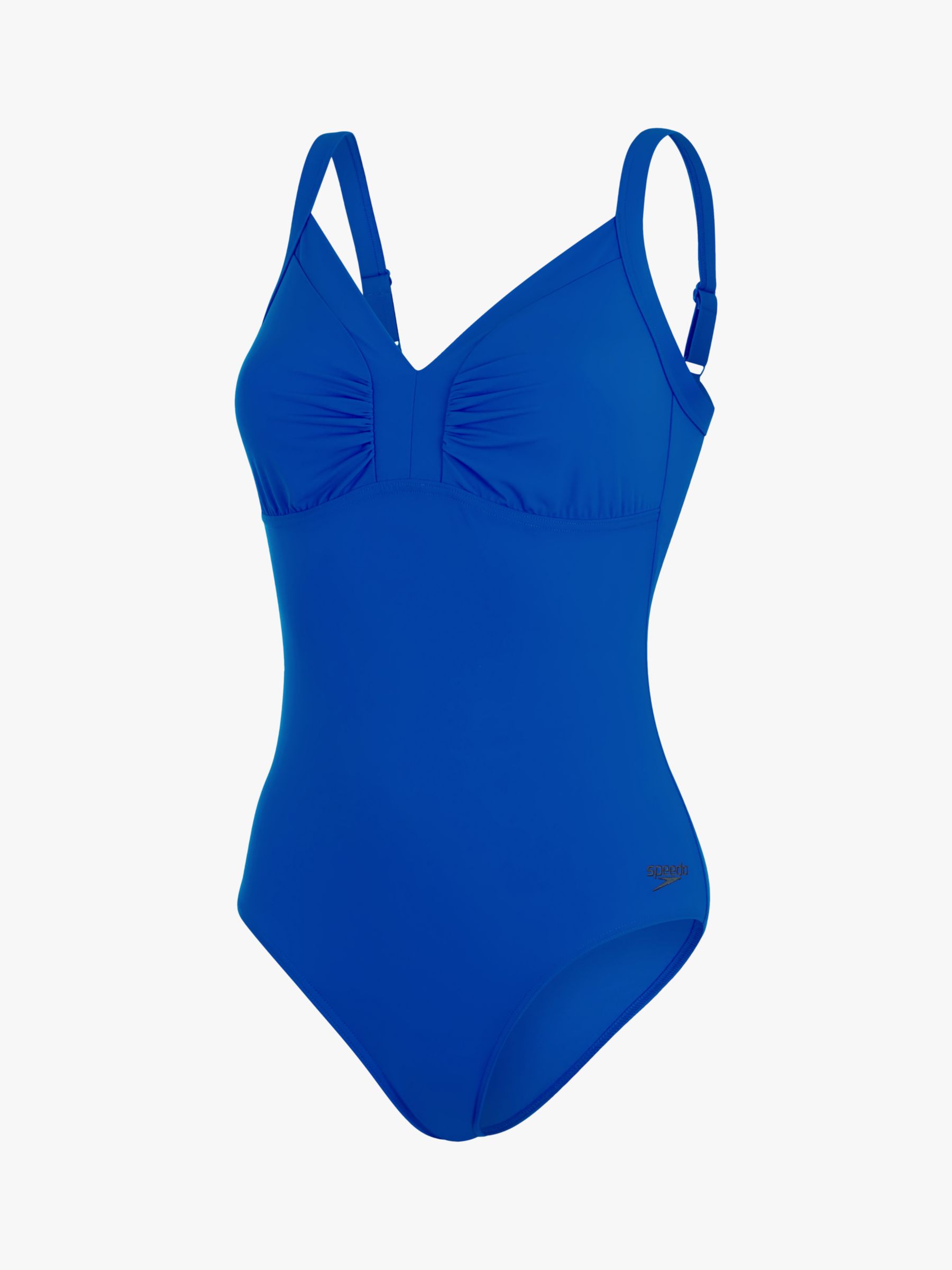 Speedo Watergem Swimsuit, Blue Flame at John Lewis & Partners