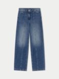 Jigsaw Tailored Loose Leg Jeans, Vintage Mid Blue