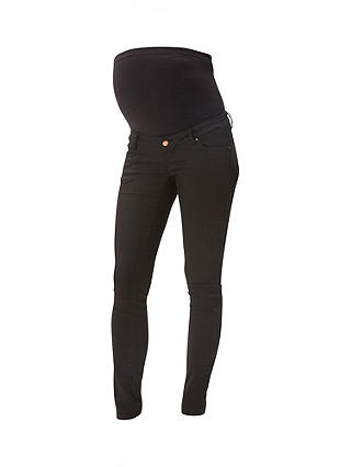 Mamalicious Juliane Plain Maternity Jeans, Black