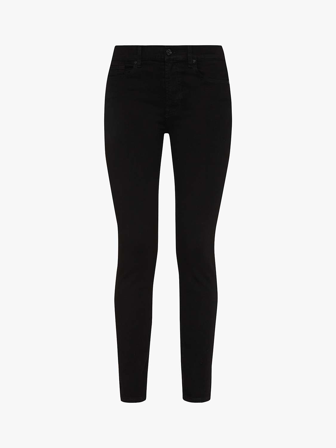Buy 7 For All Mankind Roxanne B(Air) Jeans, Rinsed Black Online at johnlewis.com