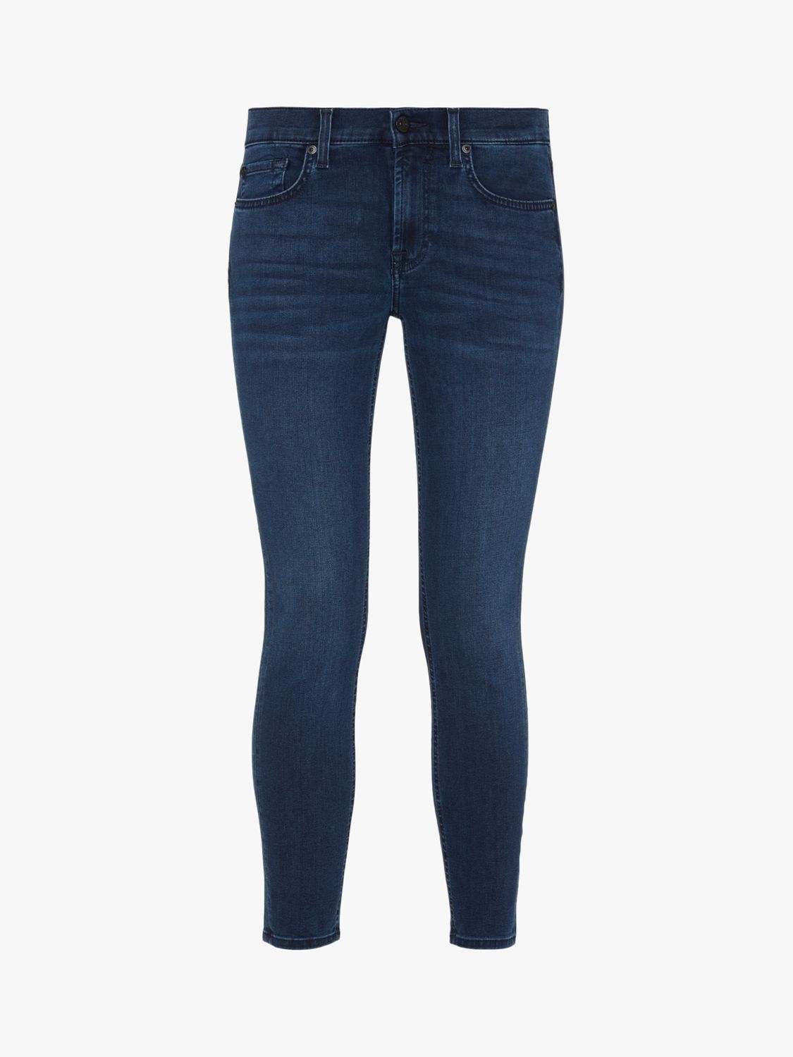 Seven7 Women's Jeans Size 4 Girlfriend Embellished Studded Distressed Blue  Denim